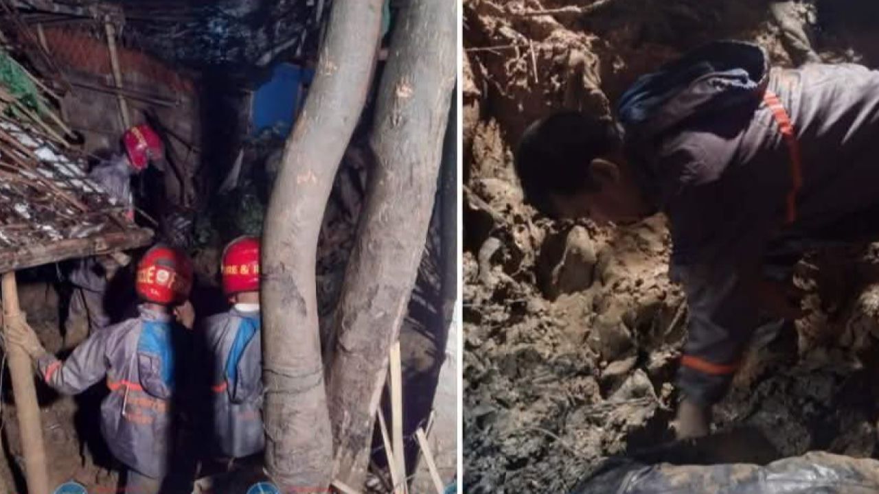 রোহিঙ্গা ক্যাম্পে পাহাড় ধ্বসে ৮ জনের মর্মান্তিক মৃত্যু